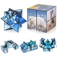 thumbnail image 3 of Star Cube Magic Cube Set, 2 in 1 Yoshimoto Cube for Kids and Adults, Toys for Boys and Girls, North South Poles Style, 3 of 17