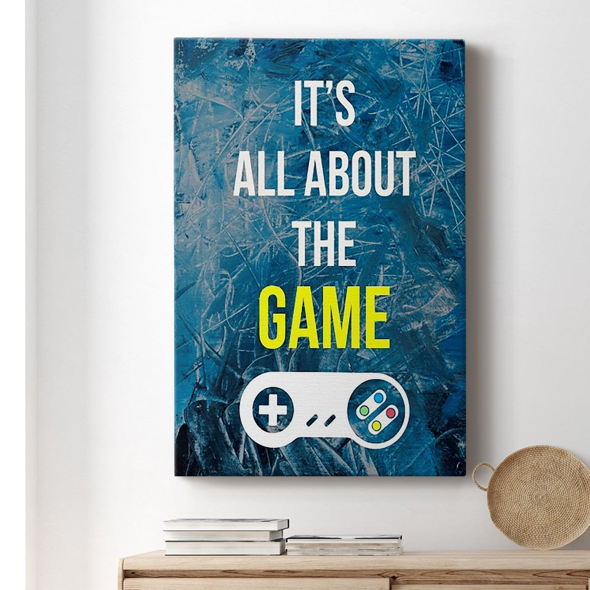 Gamer at Play IV Premium Gallery Wrapped Canvas - Ready to Hang