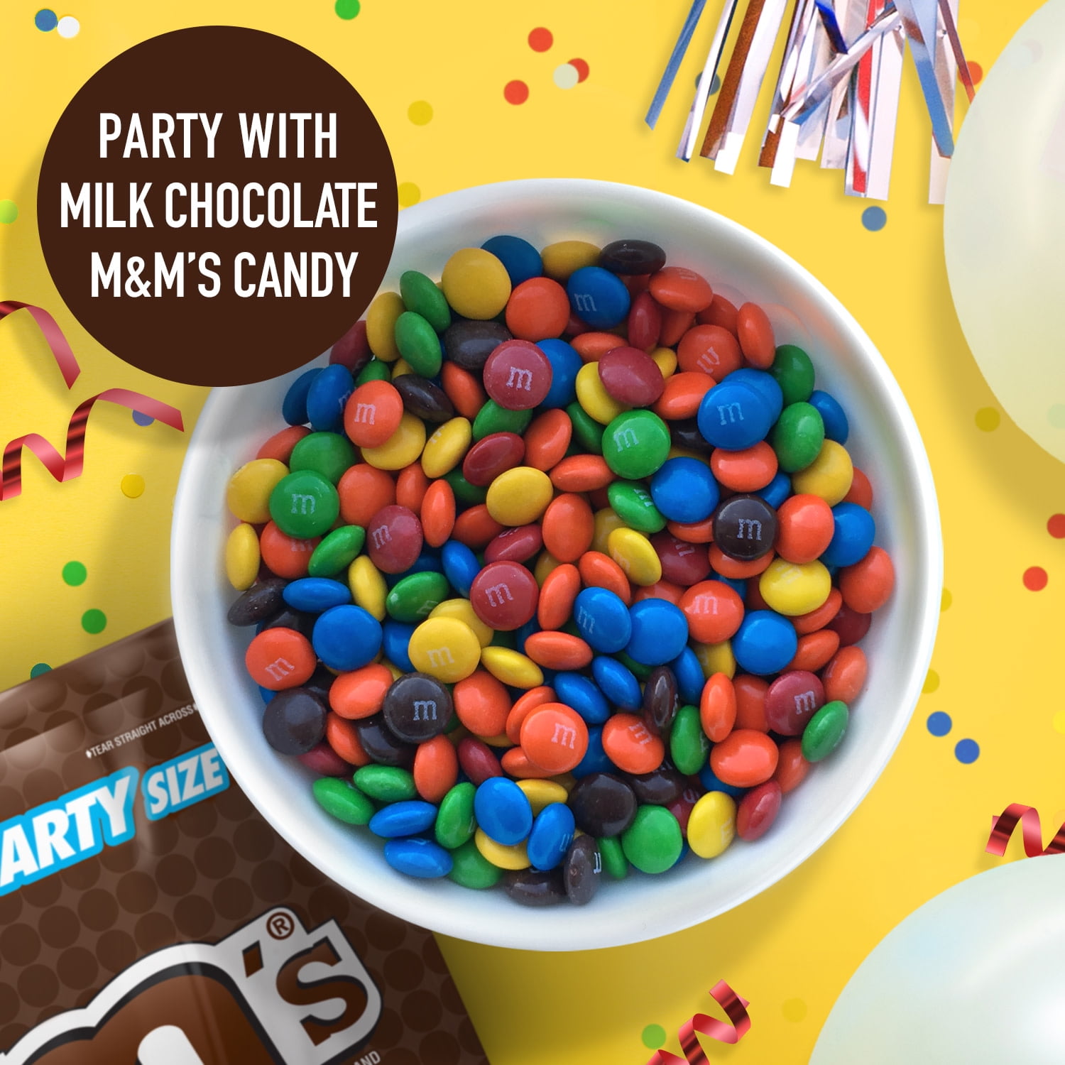 M&M's Milk Chocolate Candies Party Size - 38 oz bag
