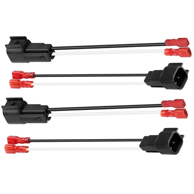 Paquete de 4 adaptadores de arnés de cables de altavoz para Ford F150 F250