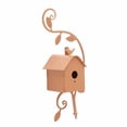 thumbnail image 4 of Casa para pájaros de metal NikouMX con estacas para casa de pájaros de cabaña de arte de metal, 4 of 8