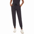 thumbnail image 2 of COZY SCRUBS Scrubs for Women Set - Stretch V-Neck Scrub Top & Jogger Pant with 8 Pockets, Yoga Waistband, Anti Wrinkle, Slim Fit Women Scrubs, 2 of 7