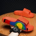 thumbnail image 4 of Sandalias Minnieouse 1 par de toboganes de verano para fiesta en la piscina estilo informal color Naranja Tamaño 35-36, 4 of 6
