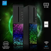 Restored TechMagnet Gaming Desktop PC,Intel i5 6th Gen,Galaxy 6,16GB RAM,240GB SSD MTG New 27 Inch 165HZ Gaming Monitor,GT 1030,4 in 1 Gaming Kit,Webcam,Win 10 Pro
