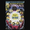 thumbnail image 2 of Junior's Marvel Eternals Retro Comic Book Cover Racerback Tank Top Black 2X Large, 2 of 5
