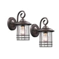 thumbnail image 1 of Chloe CH22055RB10-OD2 Applique Murale Extérieure 10 Po. Éclairage Transitionnel 1 Lumière Bronze Frotté - Lot de 2 - Bronze Frotté à l'Huile, 1 of 1