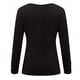thumbnail image 5 of Moda para mujer Sexy Casual Sólido Cuello en V Tejido diario Camisa de vacaciones Blusa Tops Pompotops gfhjh23055, 5 of 5