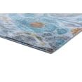 thumbnail image 2 of Transitional 8x11 Area Rug (7'10'' x 10'3'') Abstract Aqua, Gold Living Room Easy to Clean, 2 of 8
