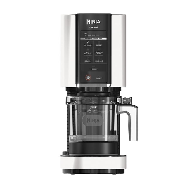 Ice Cream Maker Ninja CreamI 7 programas de un solo toque, color blanco