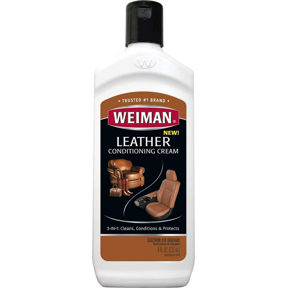 Weiman 3 in 1 Deep Leather Conditioner Cream 8 fl oz Weiman 3 in 1 Deep Leather Conditioner Cream 8 fl oz