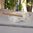 thumbnail image 2 of Thick Crystal Glass Ashtray Cigar - Decorative Cigar Ashtray – Ash Tray for Home Decor & Cigar Accessories, 2 of 7