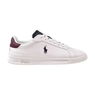 Polo by Ralph Lauren White Leather Boat Shoes with Navy Polo Player POLO RALPH LAUREN Merton Leather Boat Shoes for Men | MR PORTER main image 4