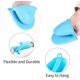 thumbnail image 3 of 4 Pair Mini Silicone Oven Mitts Pot Holders, Heat Resistant Kitchen Oven Mittens Non Slip Air Fryer Cooking Pinch Mitts for Baking, Cooking, Picnic, 3 of 5