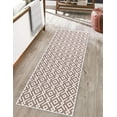 thumbnail image 3 of Sussexhome Stylish Pattern Geometric Brown Runner Rugs, 20" x 59", 3 of 6