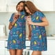 thumbnail image 4 of Easygdp Sailboat With Sailing Camisón de manga corta para mujer, informal, estampado, 4 of 6