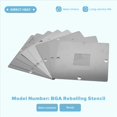 thumbnail image 4 of 8Pcs Direct Heat90x90mm XBOX360 CPU GPU Stencils BGA Reballing Station Game Console CSP GPU-B CPU-A01 Reballing Stencil, 4 of 7