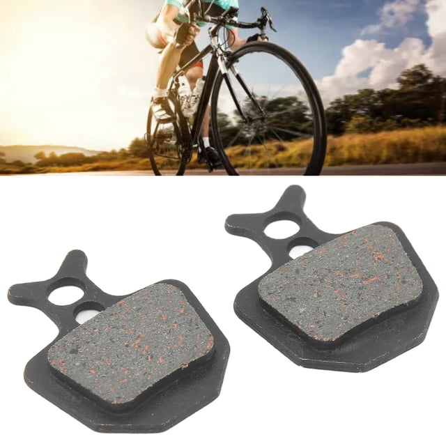 Resin Disc Brake Pads, Bicycle Disc Brake Pads Braking Comfortable Braking Feel High Performance Semi Metallic Particles for K24 for DA6 for ORO