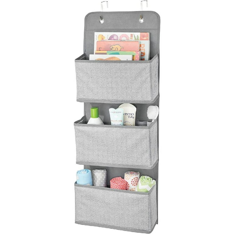 Fabric Baby Nursery Hanging Organizers for Over The Door Storage