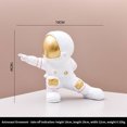 thumbnail image 2 of xiaxaixu Space Man Shaped Resin Statue, Non-slip Free-standing DIY Sculpture, 2 of 9