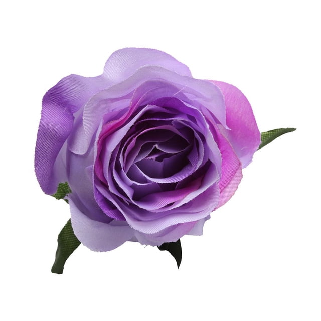 Paquete Cabezas Realistas de Rosas Artificiales para , Ramo , Decoración de , Púrpura Yotijar Cabezas de flor artificial