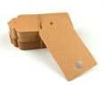 thumbnail image 4 of 100 tarjetas de etiquetas de papel Kraft + 100 cuerdas de cáñamo amantes padres amigos regalo tarjetas de agradecimiento, 4 of 5