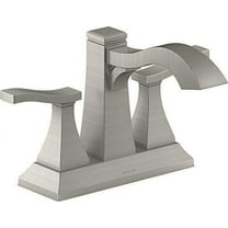 KOHLER Truss Bathroom Sink Faucet, Vibrant Brushed Nickel K-R24059-4D-BN