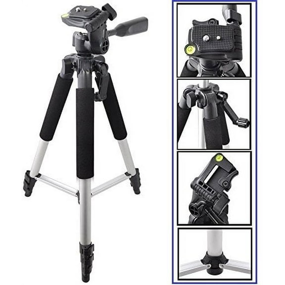 Pro Series 57" Tripod With Case For Canon Powershot ELPH 350 360 180 190 N N2