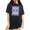 Black, variant on Red Women's Soft Vintage Pastel Blue Stripe God Is Good Faith Slogan Graphic Short Sleeve T-Shirt Tops