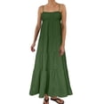 thumbnail image 1 of Robe Maxi pour Femmes Polyester pour Vacances d'Été et Plage, 1 of 4