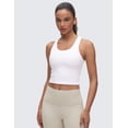 thumbnail image 2 of CRZ YOGA Butterluxe Crop Yoga Tank Tops for Women Workout Athletic Casual Tight Racerback Sleeveless Shirts, 2 of 6