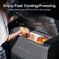 thumbnail image 5 of EF EcoFlow GLACIER Classic 35L Portable Fridge Freezer, 43H Cooling Car Refrigerator, Battery Powered with App Control, 6 Charging Options, Fast&Quiet Electric Cooler for Camping, RV, Off-Grid Living, 5 of 8