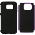 thumbnail image 4 of DreamWireless TCASAMS6-GRPY-BKPP Samsung Galaxy S6 Grippy Hybrid Case Black TPU Plus Purple PC, 4 of 4