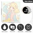 thumbnail image 6 of Dailycode Dishwasher Magnet Cover Magnetic Fridge Door Cover Home Kitchen Decor, Cute Anime Schoolgirl, 23"x 26", 6 of 6