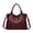 Red, variant on Women PU Leather Solid Color Shoulder Bag with Zipper Vintage Motorcycle Shoulder Bag Adjustable Strap Retro Punk Crossbody Bag for School Work Shopping Travel Daily Use (Beige)
