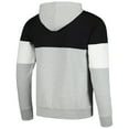 thumbnail image 3 of Men's Fanatics Black Brooklyn Nets Contrast Pieced Pullover Hoodie, 3 of 3