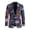 American Flag Horse Racing Theme, variant on Slim Fit Men's Blazer Jacket, Western Cowboy & Desert Cactus Pattern Polyester Single-Breasted Men's Suit Jacket for Prom Work