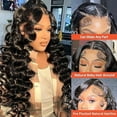 thumbnail image 5 of JUNGLE WAVE Deep Wave Lace Front Wigs, 13x4, Raw Human Hair, 200 Density, 26 Inch, 5 of 6