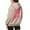 Khaki, variant on Fshinging Women Hoodies Oversized Sweatshirt Cancer Pink Ribbon Feather Print Zipper Jackets Long Sleeve Pocket Drawstring Y2k Clothes