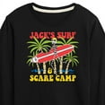 thumbnail image 3 of Nightmare Before Christmas - Jack's Surf Scare Camp - Summertime - Toddler And Youth Long Sleeve Graphic T-Shirt, 3 of 5