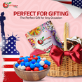 thumbnail image 6 of NY SPICE SHOP Red, White, and Blue Sixlets - 3 Pound - Red, White, and Blue Candy - 4th of July Candy - Patriotic Candy - Memorial Day Candy, 6 of 7