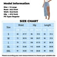 thumbnail image 3 of WTOBBY Women's High Slit Denim Skirt Side Split Design Stretch High Waist Bodycon Pencil Skirt Mid Length Light Wash Summer Casual,Light Blue S, 3 of 5