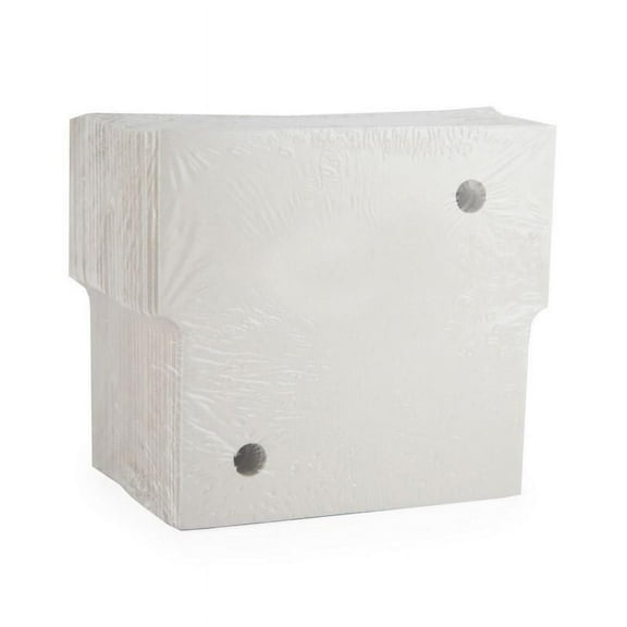 25 Filter Pads #2 Fine Mini drilled (14.5 cm X 13.2 cm | 5 11/16 in x 5 3/16)