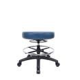 thumbnail image 1 of CHAIR MASTER Blue-Medium (20"-28") Height-360 degree lever adjustable-Round Stool with Footring for Labs, Exam Rooms, Doctor and Dentist offices, Garages, Home. EASY TO CLEAN! Self Braking Casters, 1 of 5