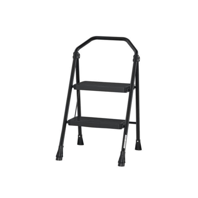 Escalera tubular plegable Truper 2 Peldaños negro