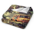 thumbnail image 4 of Verolix Decorative Throw Blanket 40 x 50 Inches, Soft Flannel Fleece Lightweight Cozy Blanket for Sofa, Bed and Living Room, 4 of 5