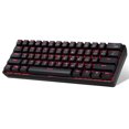 thumbnail image 3 of Teclado Irfora Teclado mecánico de 61 teclas con cable USB 2.4G Teclado en inglés y ruso de modo dual inalámbrico con interruptores rojos con efecto de luz RGB Irfora Teclado, 3 of 5