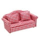 thumbnail image 5 of Sofá de de 2 Piezas, de Muebles en Miniatura Rojos Y Blancos 1/12, 5 of 6