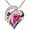 33b - Healing Stone for Protection - Rainbow Obsidian Black, variant on Mothers Day Gifts Rose Gold Plated Necklace for Women: Heart Shaped Jade Green Healing Crystal, Cubic Zirconia, Hypoallergenic Chain (18"+2"), Jewelry Gifts for Anniversaries and Birthdays