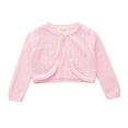 thumbnail image 4 of Hotiary 9M-7Y Toddler Girls Open Front Knit Cardigan Sweater Baby Kids Long Sleeve Bolero Shrug Dress Up Cropped Jacket Tops, 4 of 7