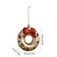 thumbnail image 5 of Under $5 InsCrazy Christmas Pendant Hanging Christmas Decorations, Plastic Christmas Ornaments for Indoor Christmas Tree Home Decor, 5 of 6